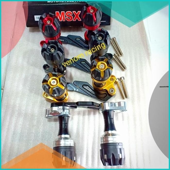 pelindung knalpot aerox 155/ jalu knalpot aerox155/ frame knalpot msx