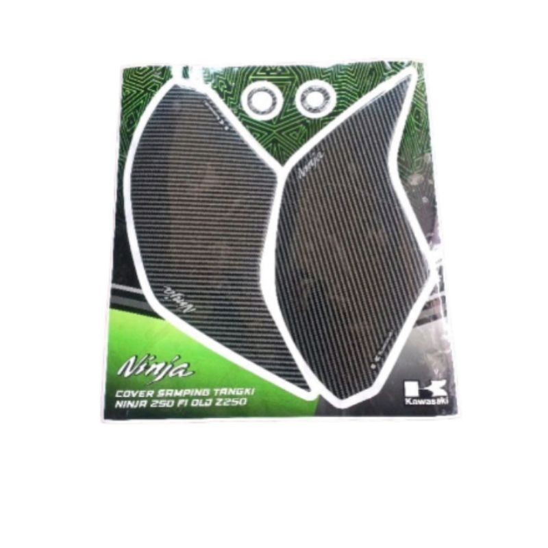 Side pad kawasaki ninja 250 old Emblem stiker timbul Tanki ninja 250 fi lama