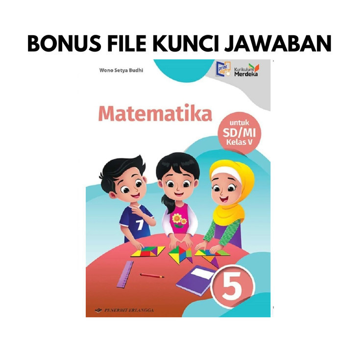 BUKU MATEMATIKA SD/MI KELAS 5 KM + KUNCI JAWABAN (BARU & ORIGINAL)