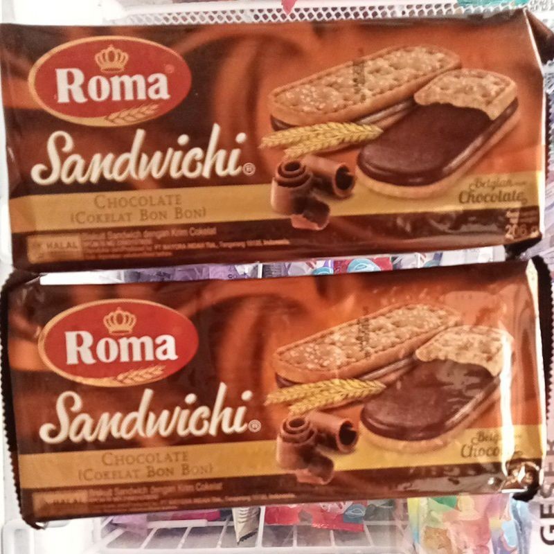 

ROMA SANDWICHI Coklat Bon Bon 206 gr