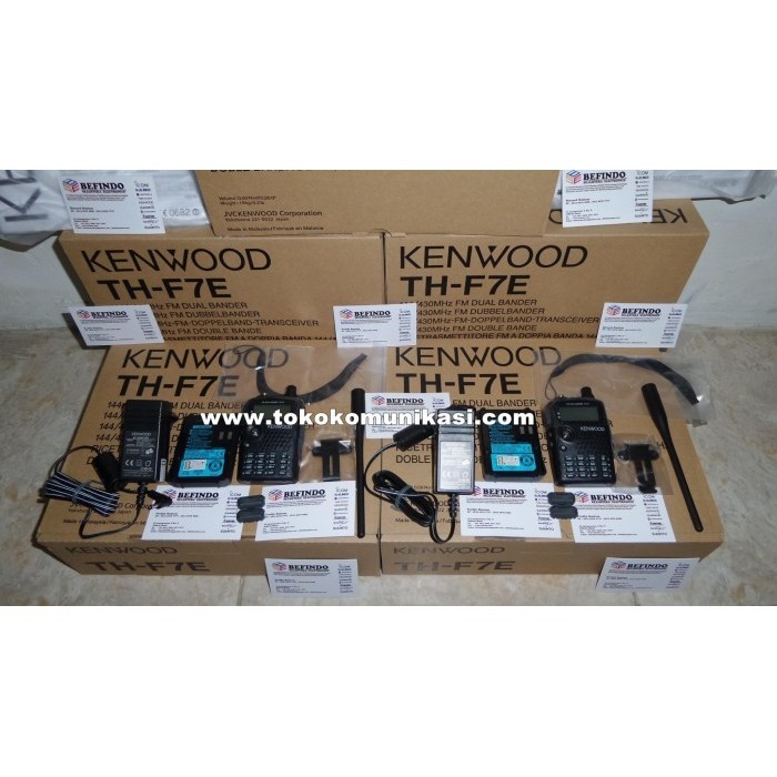 HT ( HANDY TALKIE ) KENWOOD TH-F7E DUAL BAND MURAH DAN BERGARANSI