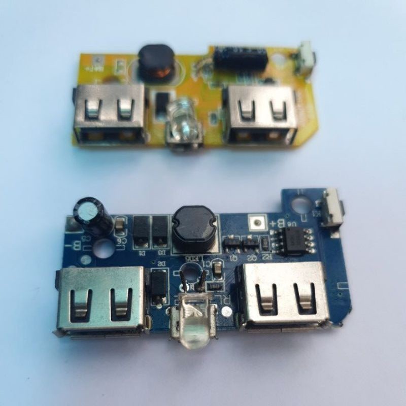 Modul powerbank 2 Slot Dual USB Lithium li ion 5V 2A FAST CHARGING