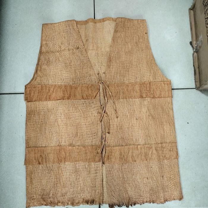 Hot Sale Rompi Kulit Kayu Asli. Baju Adat Dayak. Baju Festival Suku