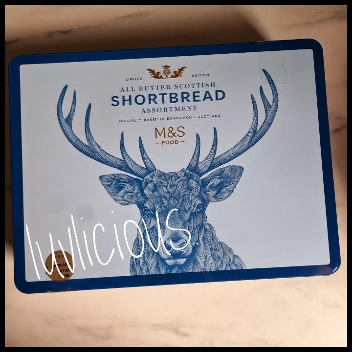 

M&S Mark Marks & And Spencer Shortbread Assortment Tin Biscuit Biskuit