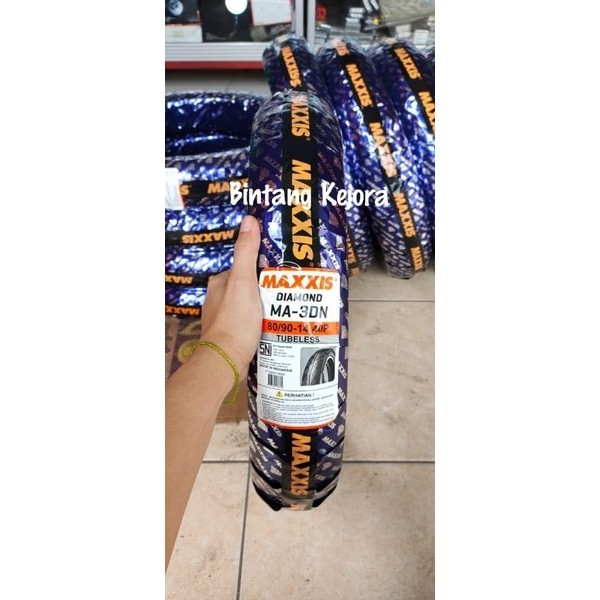 BAN LUAR MAXXIS TUBELESS TUBLES DIAMOND 80 90 14 BAN DEPAN BELAKANG BEAT VARIO ALL MATIC
