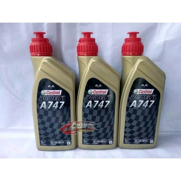 oli samping racing oil 2t castrol a747 a 747 original ori BKN ipone motul idemitsu rotary 2 tak