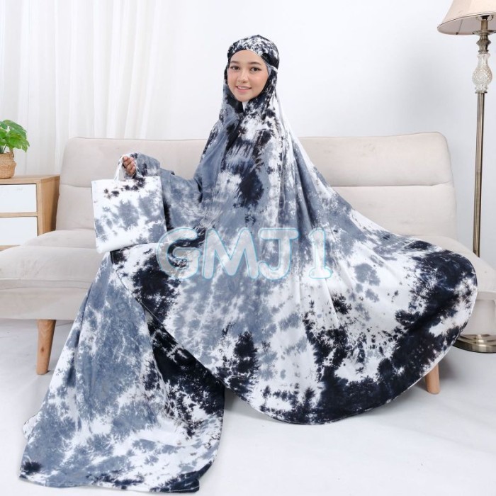 Mukena Gift Cewek Kado Mukena Black White Kado