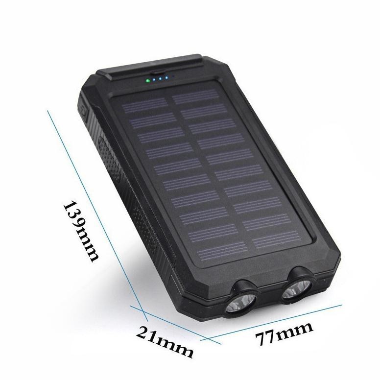 50000MAH POWER BANK AWET TAHAN LAMA SOLAR POWER BANK CHARGER USB PORTS POWERBANK EXTERNAL CHARGER FL