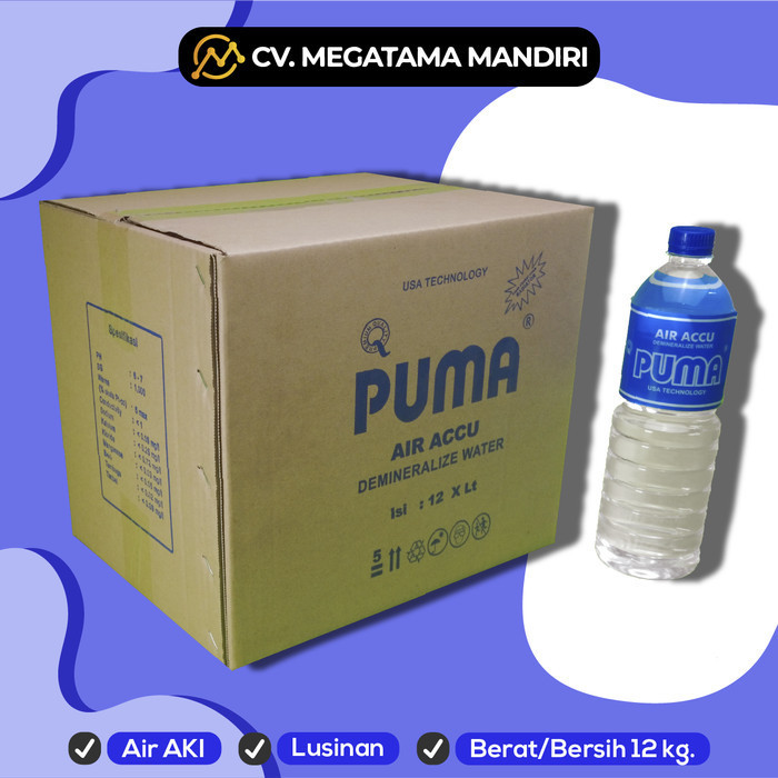 Terbaru Air Aki Accu Biru Tambah Lusin Puma Bisa Gs Yuasa Dan Semua Merk Aki Promo Terlaris