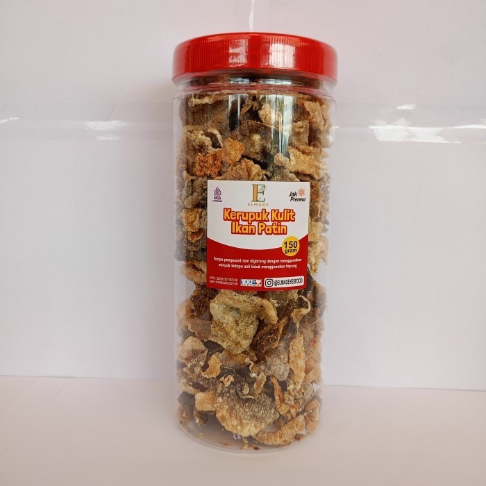 

Kerupuk Ikan Patin 150.Grm Kemasan Toples