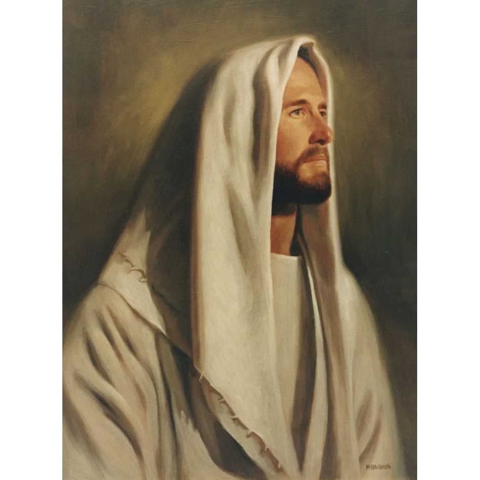 Repro Digital Wajah Yesus Kristus Tuhan Lukisan Gambar