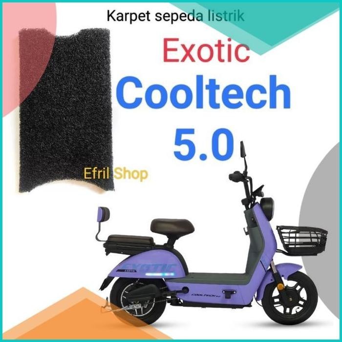 Alas kaki karpet sepeda motor listrik Exotic Cooltech 5.0 19F3B2024 pe