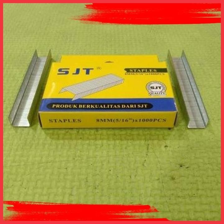 

(BK VG_M) ISI STAPLES TEMBAK 8 MM ISI 1000BJ - REFILL STEPLES GUN TACKER F 1008 - ISI STAPLER TEMBAK U