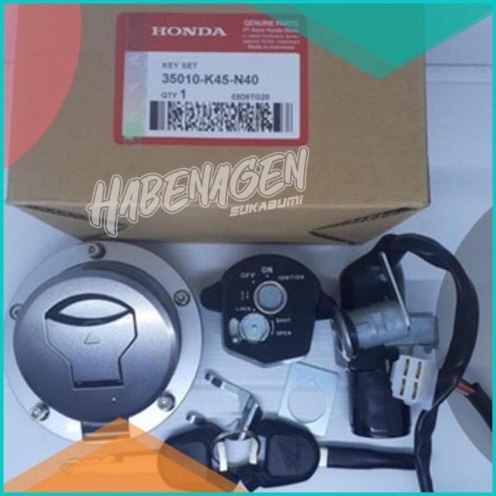 kunci key set kontak tutup tangki jok honda new cbr 150 r led ORI AHM