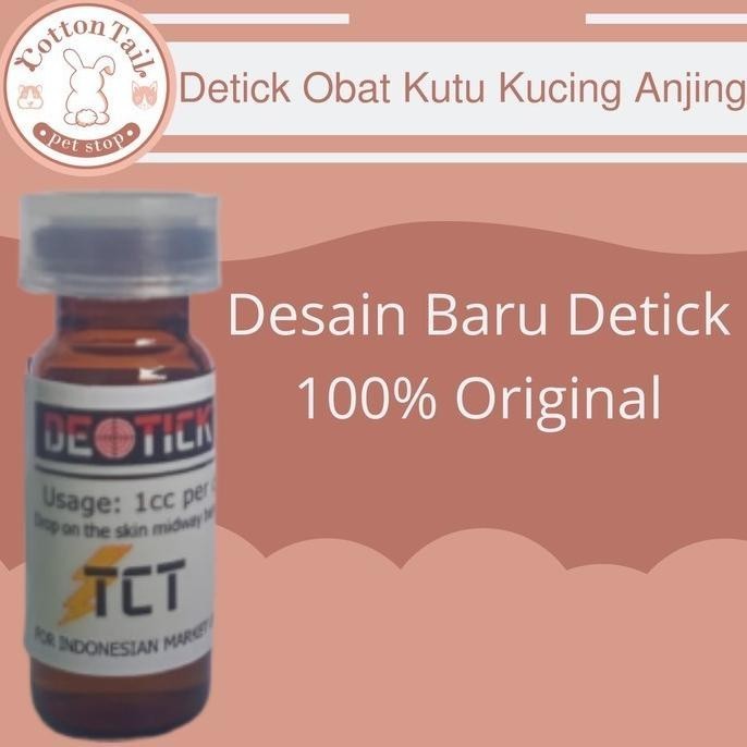 NEW TERBATAS DETICK OBAT KUTU TETES / OBAT KUTU ANJING KUCING DETIK/DETIC