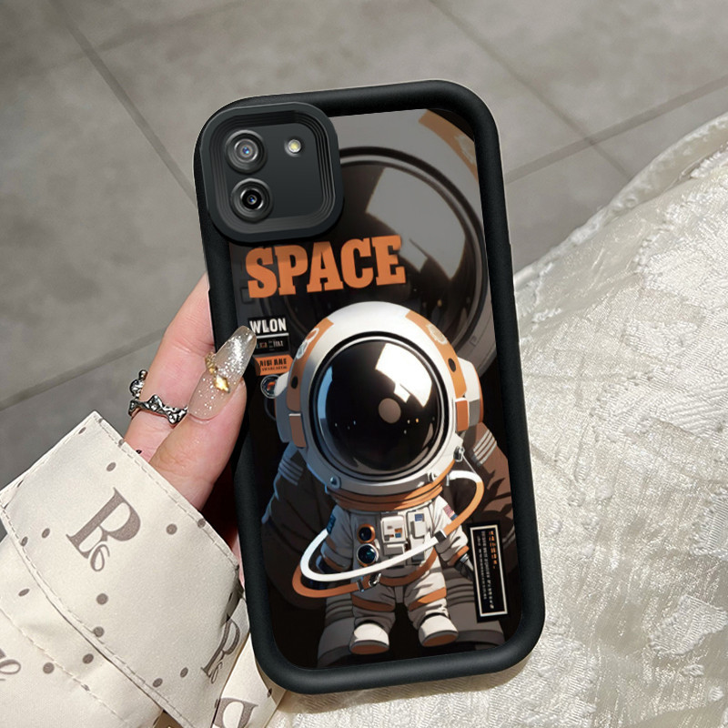 Casing Hp Realme C11 2020 Case HP pola astronot Softcase ponsel casing lunak baru Kesing pelindung s