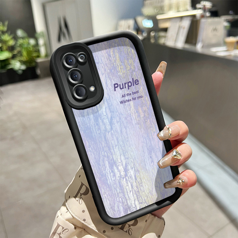 Casing Hp OPPO Reno 4 4G Reno4 Case pelindung lensa kamera Kesing HP Pegangan anti selip perlindunga