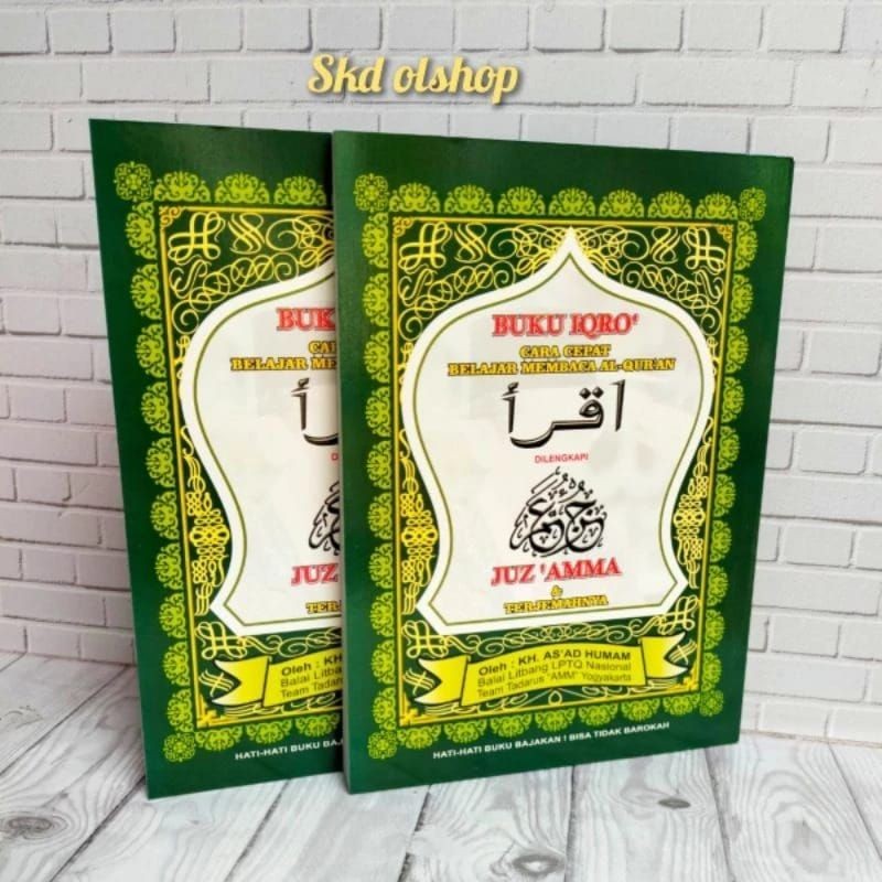 

Buku iqro anak iqro anak besar Jilid 1 sampai 6 dengan Jus Amma Cara cepat Baca AlQuran ( per pcs )