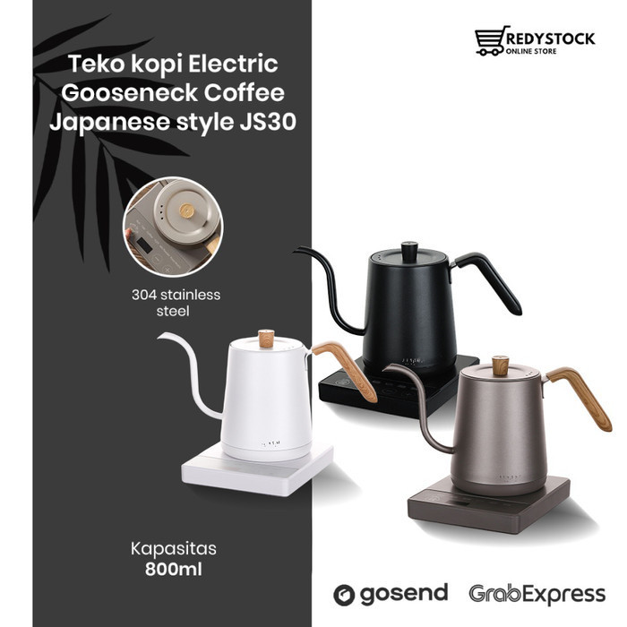 Jinsei Teko Kopi Electric Goosene Coffee Kettle Japanese Zk-Kh202