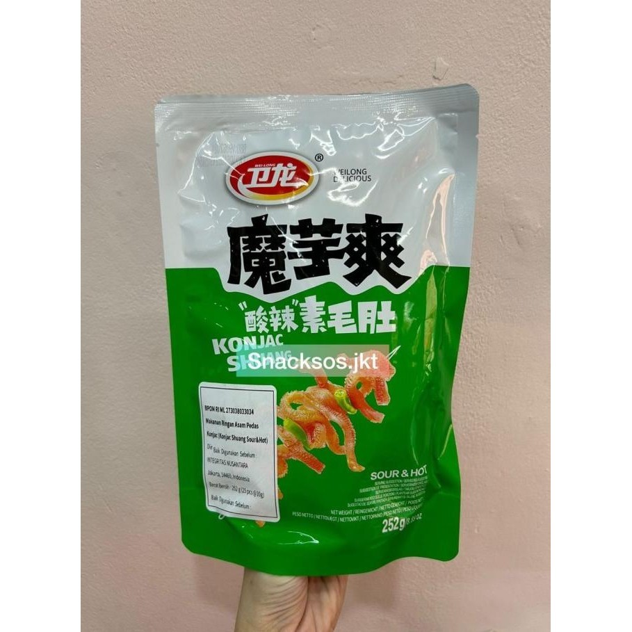 

WEILONG LATIAO KONJAC SHUANG HOT & SPICY / SOUR & HOT - WEI LONG P88L