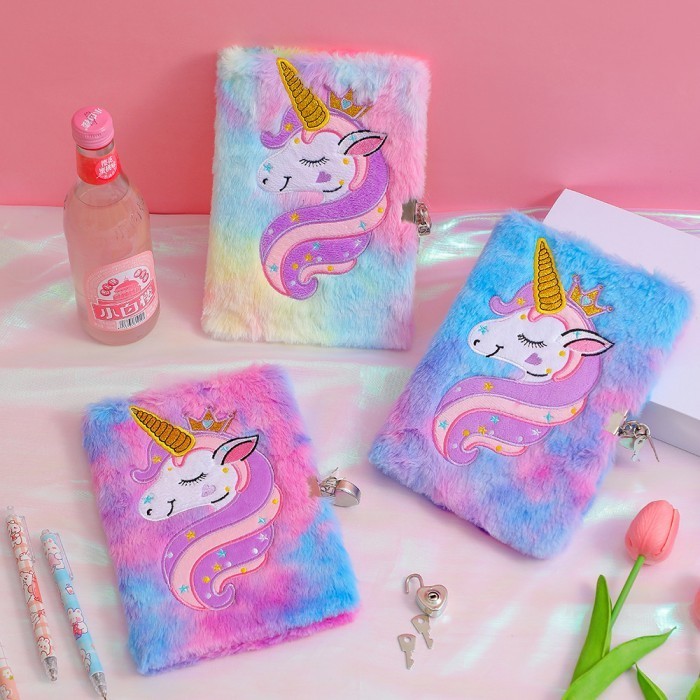 

Buku Diary Gembok Kunci Buku Harian Anak Perempuan unicorn Buku Tulis