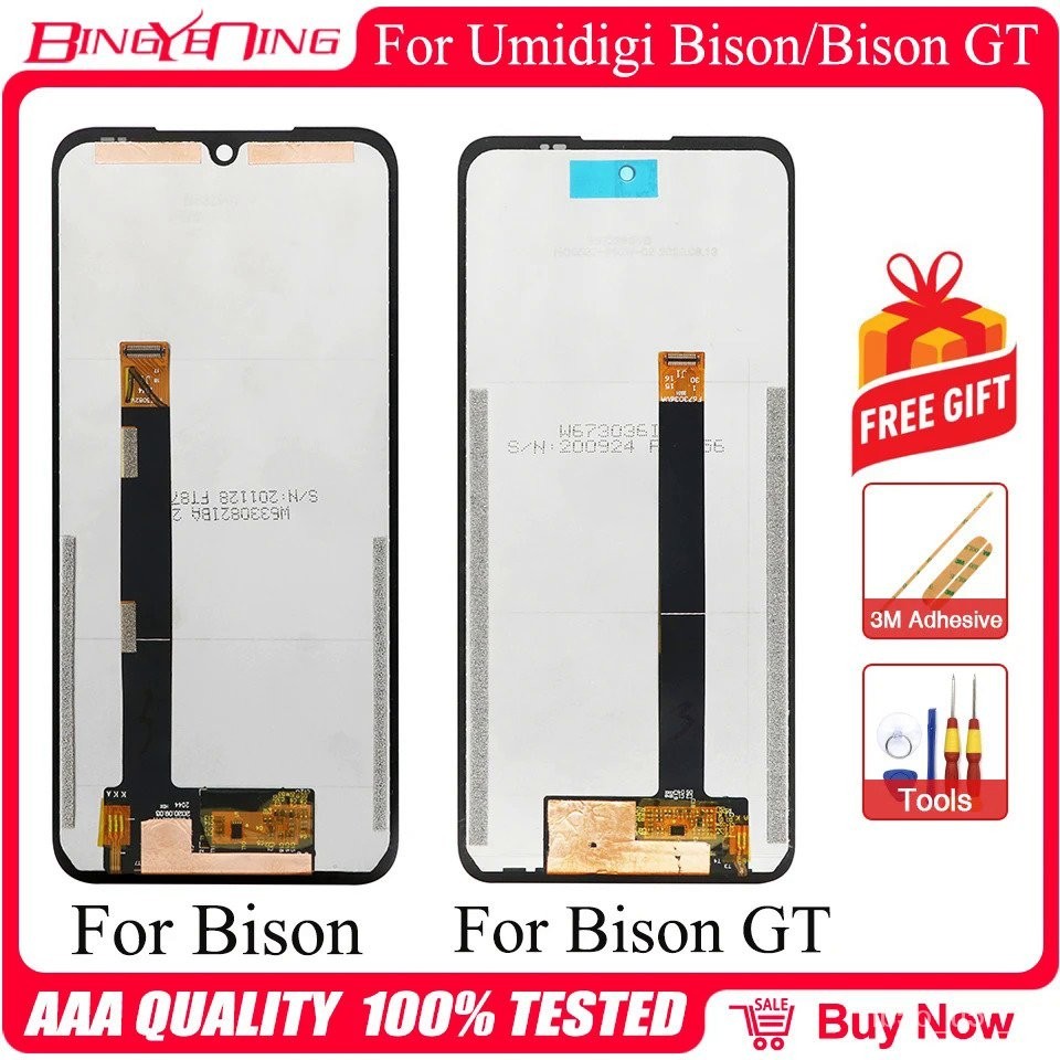 Original UMIDIGI Bison Bison Pro LCD Display Touch Screen For UMIDIGI Bison 2021 BISON GT LCD Displa