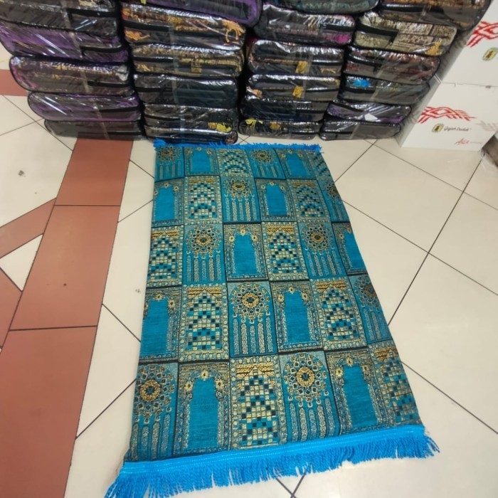 Sajadah Tebal Busa Empuk Resleting