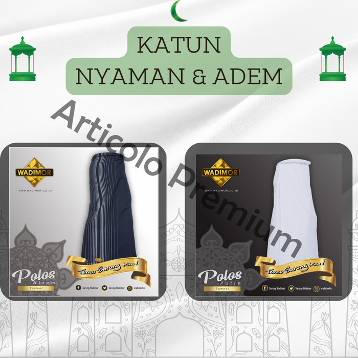 Sarung Tenun Pria Dewasa Wadimor Kain Sarung Sholat Pria Terbaru