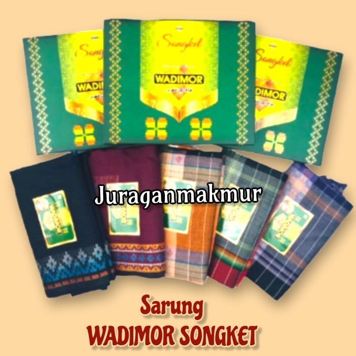 Sarung Wadimor Songket Grosir/Sarung Wadimor Exlusive