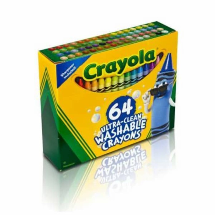 

Crayola Ultra Clean Washable Crayons 64 Colors