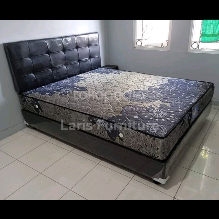Spring Bed Bigline By Bigland -160X200 Full Set Gratis Bantal 2Bh