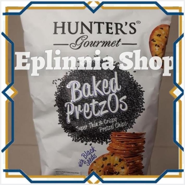 

[EPL] HUNTER'S GOURMET BAKED PRETZOS WITH BLACK SEEDS 160 GR HUNTERS PRETZEL