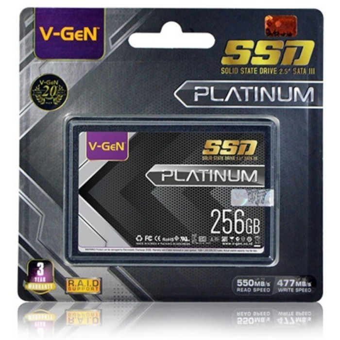 Ssd V-Gen Vgen 256Gb 256 Gb Sata 3 2,5Inch