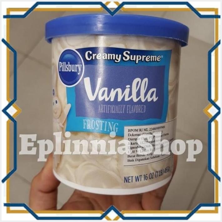 

[EPL] PILLSBURY CREAMY SUPREME VANILLA FROSTING FLAVORED 453 GR