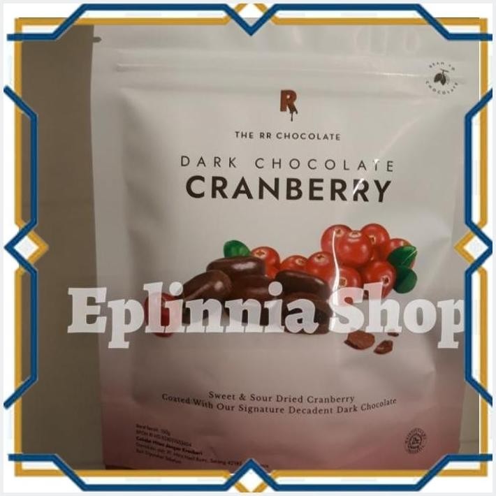 

[EPL] THE RR CHOCOLATE DARK CHOCOLATE CRANBERRY 150 GR - COKELAT