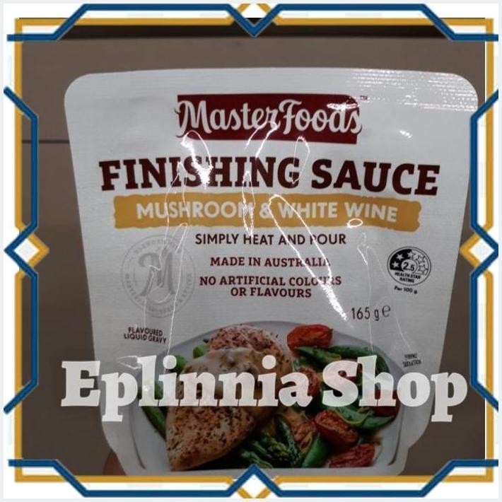 

[EPL] MASTERFOODS MASTER FOODS FINISHING SAUCE MUSHROOM & WHITE 165 GR SAUS