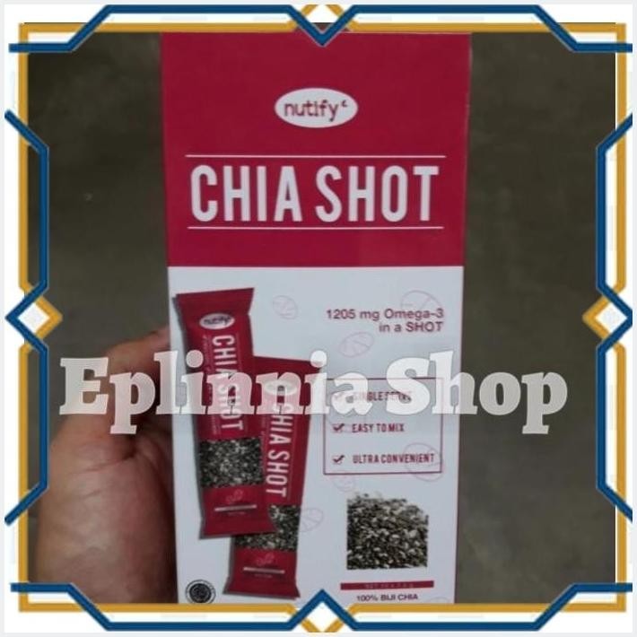 

[EPL] NUTIFY CHIA SHOT BOX ISI 10 PCS - BIJI CHIA