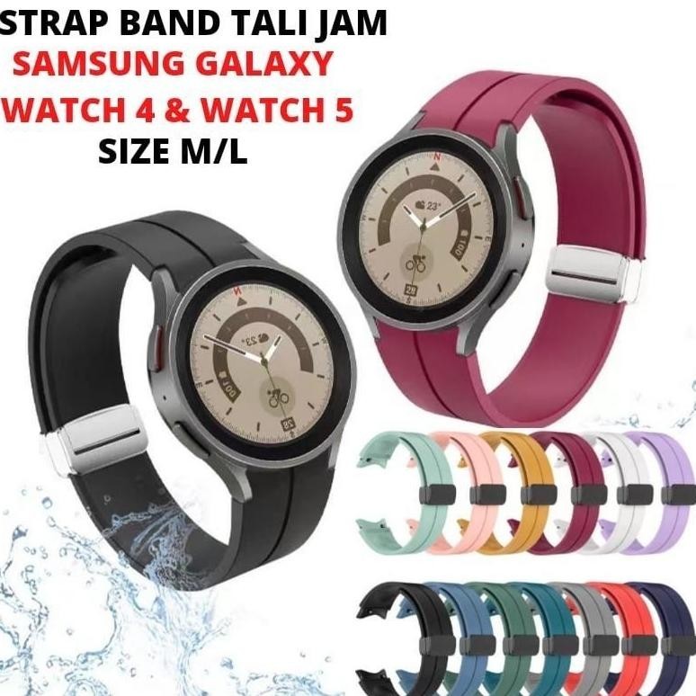 QV21 Tali Jam Magnetic Samsung Galaxy Watch 4 Watch 5 Original