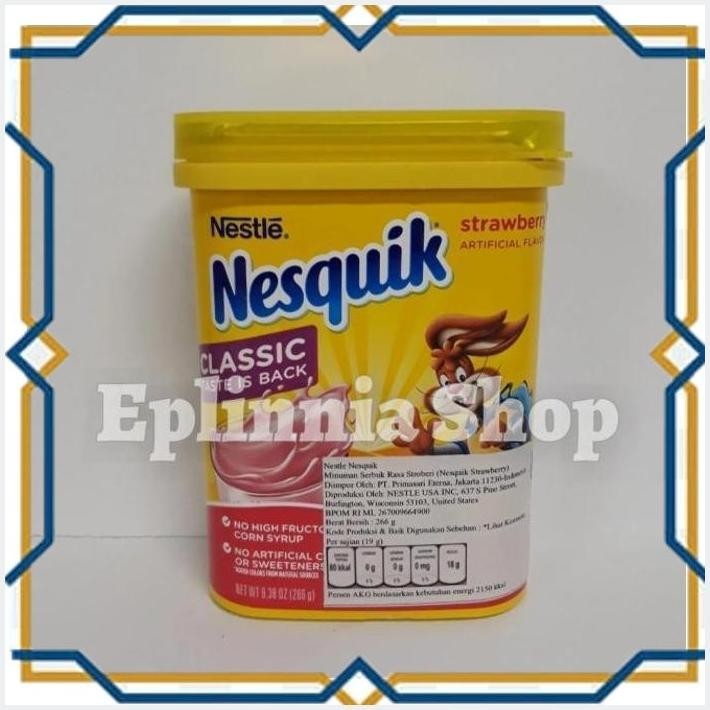 

[EPL] NESTLE NESQUIK STRAWBERRY 266 GR - MINUMAN SERBUK RASA STROBERI