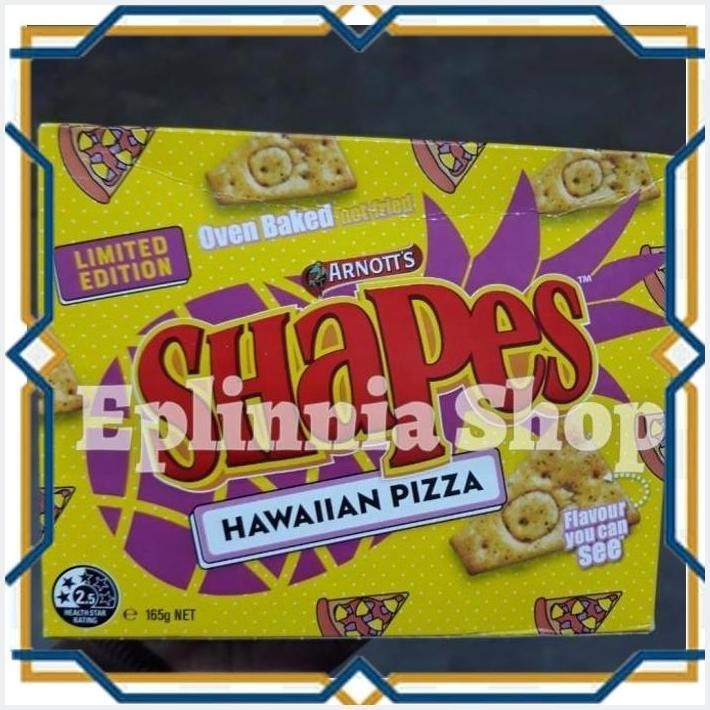

[EPL] ARNOTT'S ARNOTTS SHAPES HAWAIIAN PIZZA 165 GR - BISKUIT