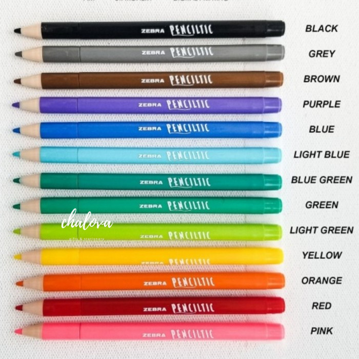 

[PCS] PENCILTIC ZEBRA WARNA WARNI FINELINER 0.4 MM