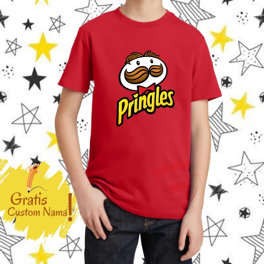Kaos Anak Motif Pringles / Kaos pringles