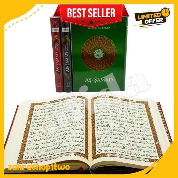 

ALQURAN AS-SAMAD, AL-QURAN MUSHAF DENGAN TAJWID WARNA UKURAN A5 TERJAMIN BEST