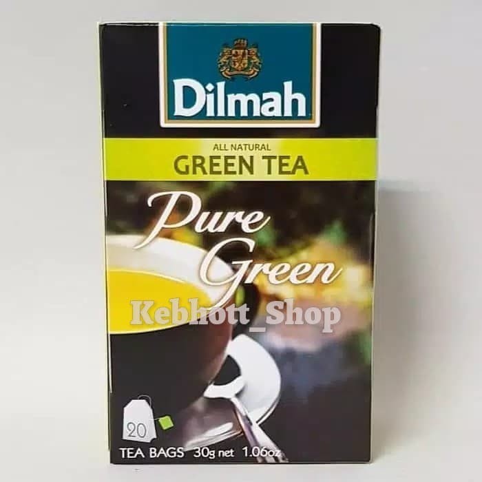 

Dilmah Green Tea Pure Green 30 Gr (20 Bags) Teh Hijau Celup