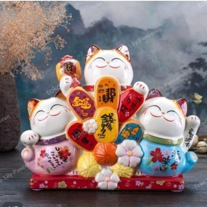 Luycat/Kucing Jepang/Pajangan Kucing/Patung