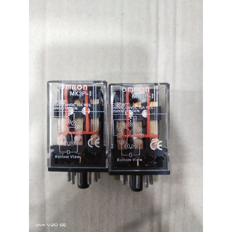 relay Omron mk3p 220v 11kaki / relay 220v 11pin / original omron