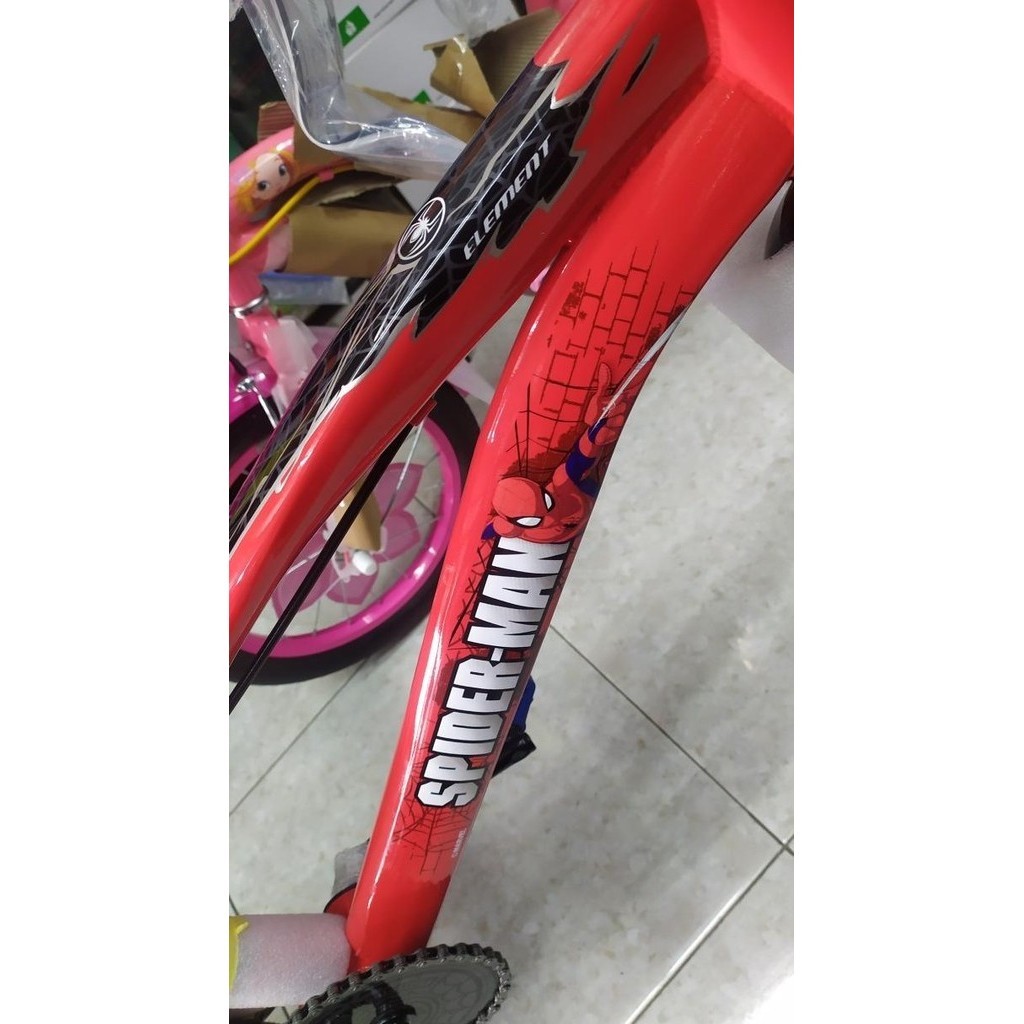 Sale Termurah  Bmx 20 Element Hip Hop Spiderman Ban 3.0 Sepeda Anak Amandajoel