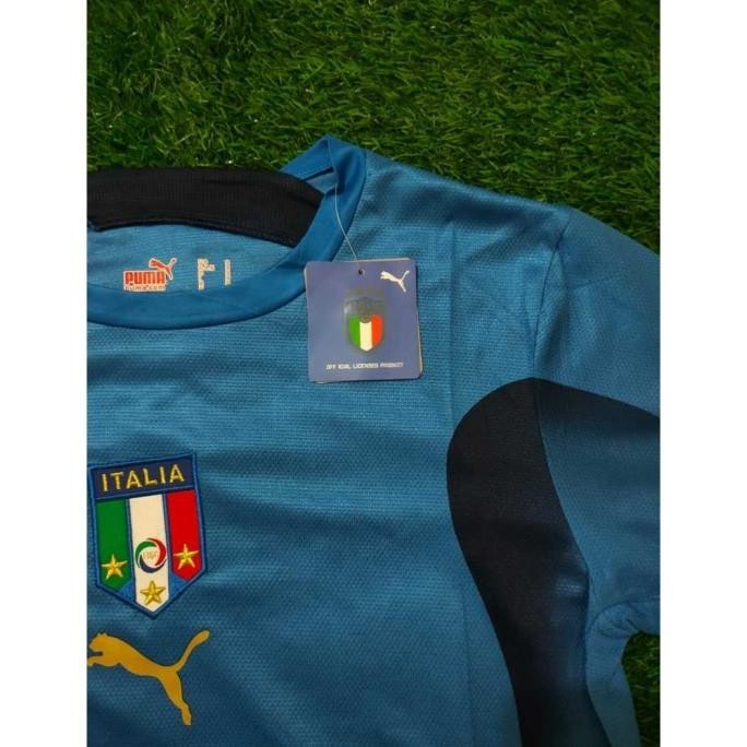Jersey Bola Italia Home Retro Juara Piala Dunia 2006 Grade Ori Zolancareyna