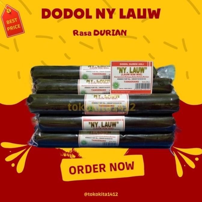 

DODOL Durian Ny Lauw Asli Khas Tangerang Betawi 250 gr - Halal