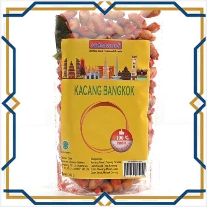 

[LDY] INDOSNACK SNACK KACANG THAILAND PEDAS 200GR KACANG BANGKOK